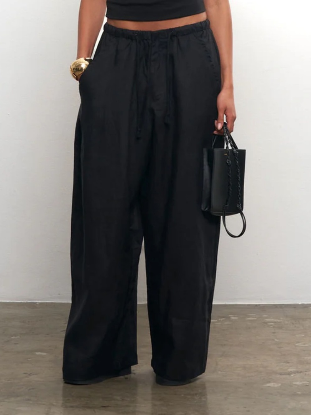Local European Linen Wide Leg Pant